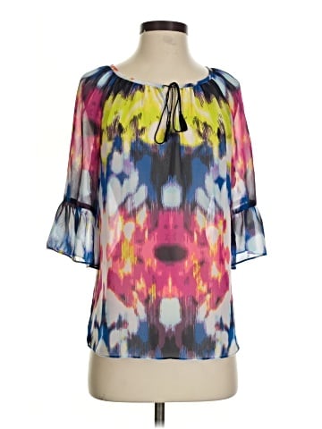 Milly 3/4 Sleeve Blouse (view 1)