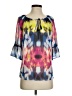 Milly 100% Polyester Blue 3/4 Sleeve Blouse Size XS - photo 1