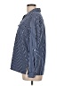Notations Stripes Blue Long Sleeve Blouse Size L - photo 5