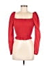 Shein Red Long Sleeve Top Size M - photo 1