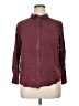 Torrid Burgundy Long Sleeve Button-Down Shirt Size 1X Plus (1) - photo 1