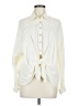 Blu Pepper 100% Rayon Ivory Long Sleeve Blouse Size M - photo 1