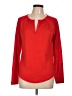 Jenni Intimates Red Long Sleeve Blouse Size L - photo 1