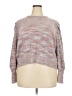 Ophelia Roe Metallic Gray Pullover Sweater Size 3X - photo 1