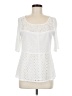 Tiny White 3/4 Sleeve Blouse Size M - photo 1