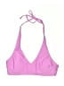 Cupshe Solid Pink Swimsuit Top Size S - photo 1