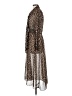 Zara Animal Print Brown Casual Dress Size S - photo 5