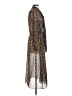 Zara Animal Print Brown Casual Dress Size S - photo 4