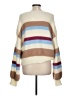 Flat White Stripes Ivory Pullover Sweater Size L - photo 2