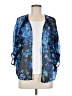 Express 100% Polyester Blue Kimono Size M - photo 1