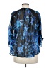 Express 100% Polyester Blue Kimono Size M - photo 2