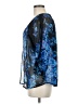 Express 100% Polyester Blue Kimono Size M - photo 5