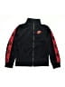 Nike 100% Polyester Hearts Black Track Jacket Size 6 - 7 - photo 1