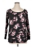Torrid Black 3/4 Sleeve Top Size 1X Plus (1) - photo 1