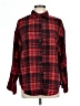 Talula Plaid Red Long Sleeve Button-Down Shirt Size L - photo 1