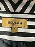 Beulah Style Stripes Ivory White Blazer Size L - photo 6