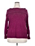 Roz & Ali Purple Pullover Sweater Size 3X - photo 1