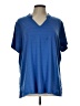 Unbranded Blue Short Sleeve Top Size L (estimated) - photo 1