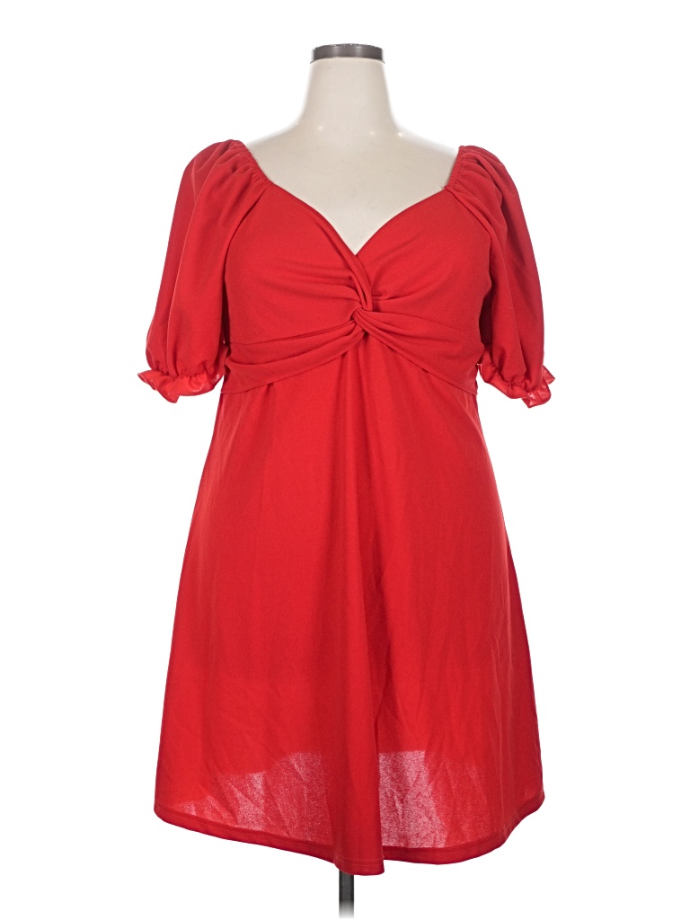 Pre-owned Unbranded Cocktail Dress In Red