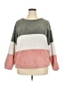 Unbranded 100% Polyester Color Block Gray Pullover Sweater Size XXL - photo 1