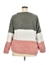 Unbranded 100% Polyester Color Block Gray Pullover Sweater Size XXL - photo 2