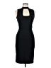 Aqua Solid Black Cocktail Dress Size M - photo 1