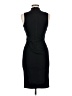 Aqua Solid Black Cocktail Dress Size M - photo 2