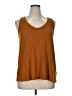 LUXE Yellow Brown Tank Top Size XL - photo 1
