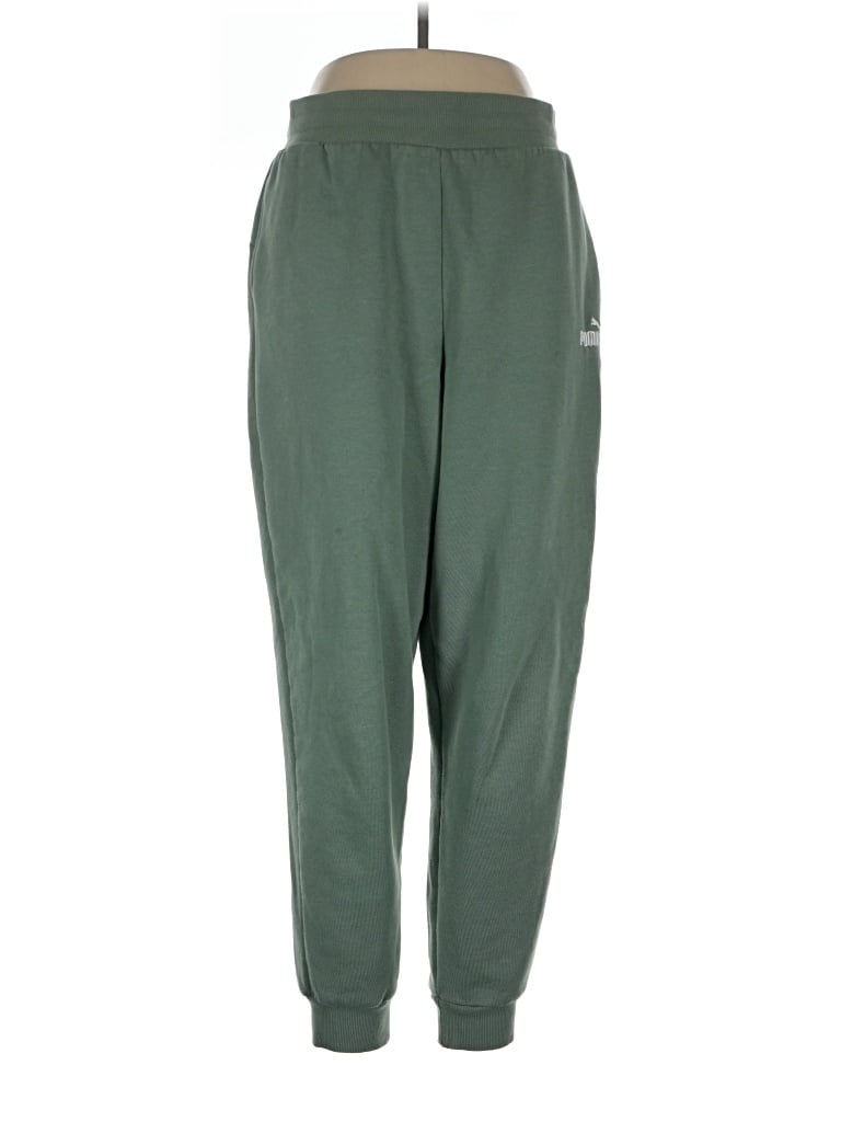 Pre-owned Puma Track Pants In Green