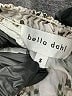 Bella Dahl 100% Rayon Floral Gray Ivory Long Sleeve Blouse Size S - photo 7