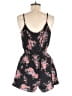 Full Tilt 100% Polyester Floral Black Romper Size M - photo 2