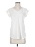 Express Outlet Ivory Short Sleeve T-Shirt Size XS - photo 1