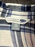 Old Navy 100% Cotton Plaid Blue 3/4 Sleeve Button-Down Shirt Size XXL - photo 7