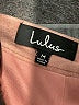 Lulus Solid Burgundy Casual Skirt Size M - photo 4