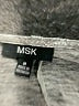 MSK Metallic Silver Cocktail Dress Size M - photo 7