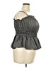 Torrid 100% Polyester Gray Sleeveless Blouse Size 2X Plus (2) - photo 4