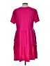 Gap Solid Pink Casual Dress Size L - photo 2