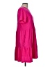 Gap Solid Pink Casual Dress Size L - photo 4