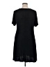 Impressions Solid Black Casual Dress Size 1X - photo 2