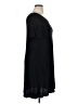 Impressions Solid Black Casual Dress Size 1X - photo 4