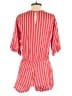 Beachgold 100% Rayon Stripes Red Romper Size S - photo 2