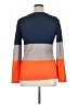 Unbranded Color Block Orange Pullover Sweater Size L - photo 2