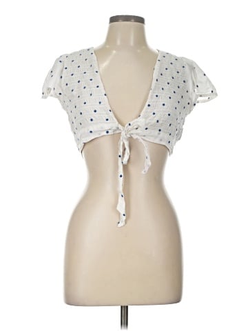 American Eagle Outfitters Short Sleeve Blouse (view 1)