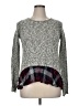 Cloud Chaser Plaid Gray Pullover Sweater Size XL - photo 1