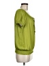Apt. 9 100% Polyester Green Short Sleeve Blouse Size M (petite) - photo 4