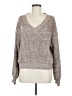 Shein 100% Polyester Metallic Brown Pullover Sweater Size 6 - photo 1