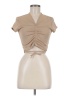 Divided by H&M Tan Short Sleeve Turtleneck Size M - photo 1