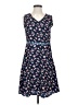 Assorted Brands Floral Blue Casual Dress Size M - photo 1