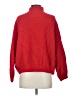 Express Solid Red Turtleneck Sweater Size S - photo 2