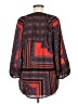 Figueroa & Flower 100% Polyester Red 3/4 Sleeve Blouse Size M - photo 2